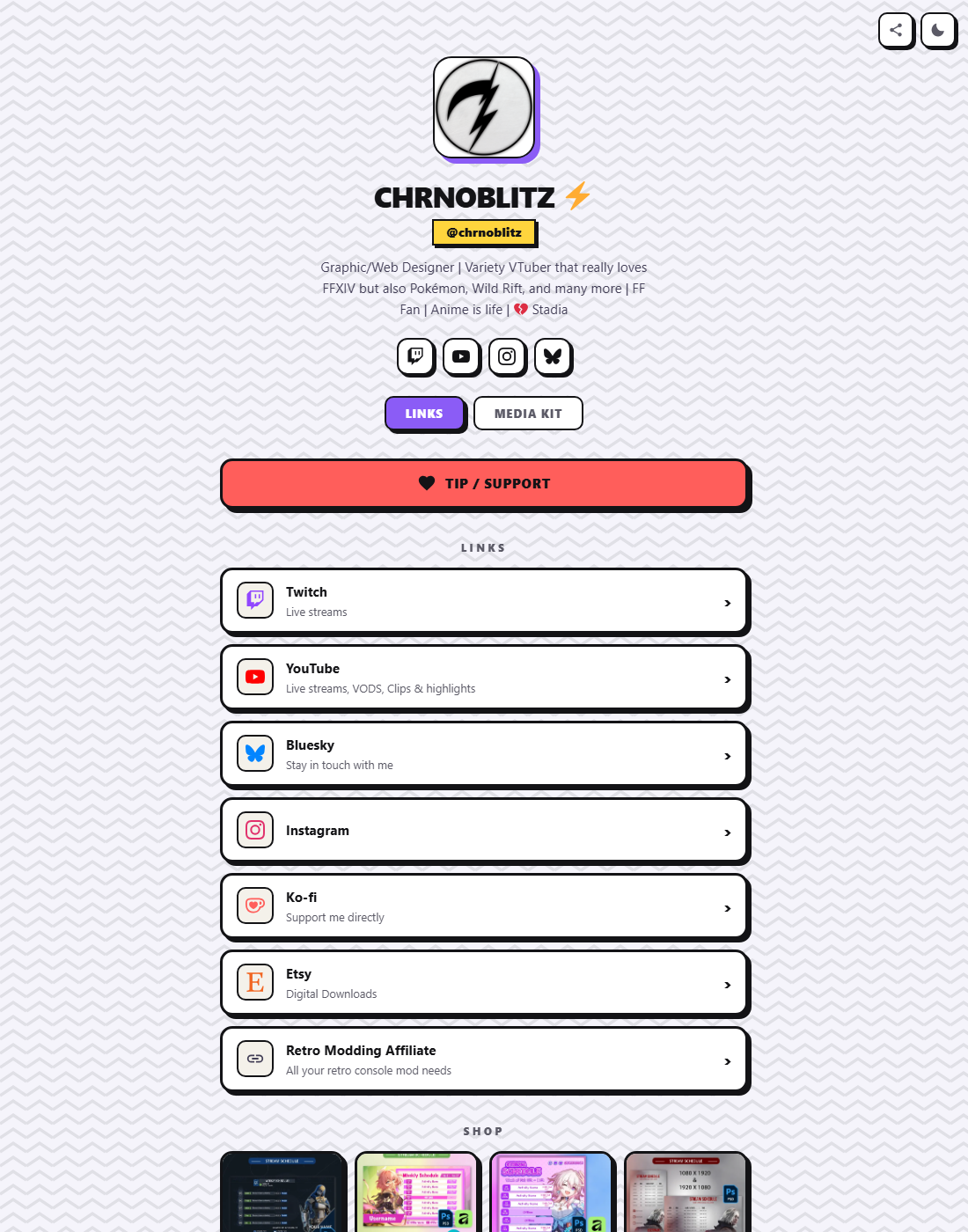 CreatorHub Blocks skin